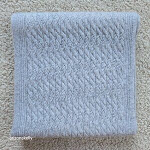 L.L. Bean Cashmere Mini-Cable Knit Scarf